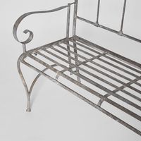 Fleur De Lys Garden Bench -Outdoor