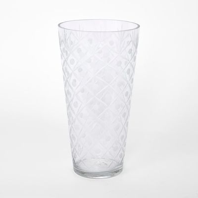 Hand Etched Vase