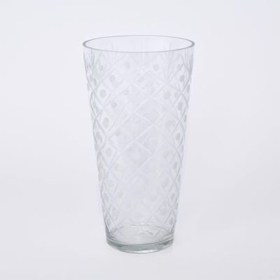 Hand Etched Vase