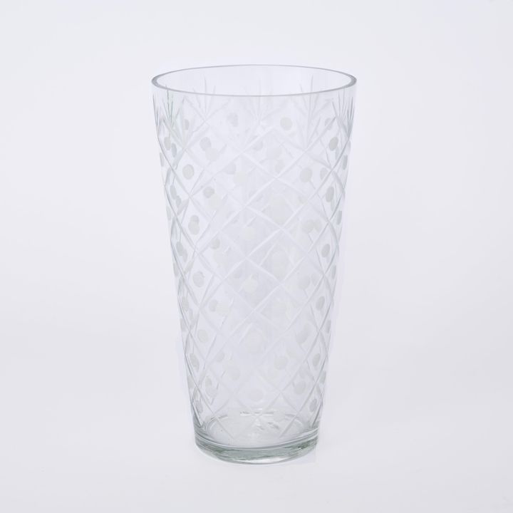 Hand Etched Vase