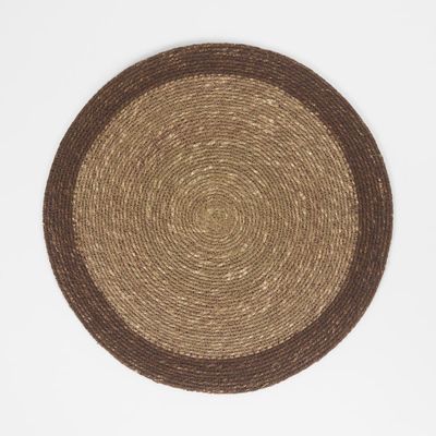 Seagrass Placemat w. Brown Border