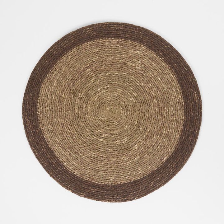 Seagrass Placemat w. Brown Border