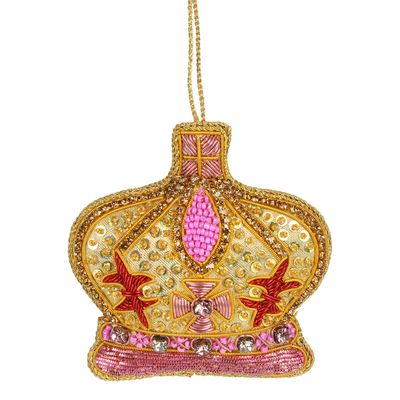 Coronation Crown Hanging Tree Decoration