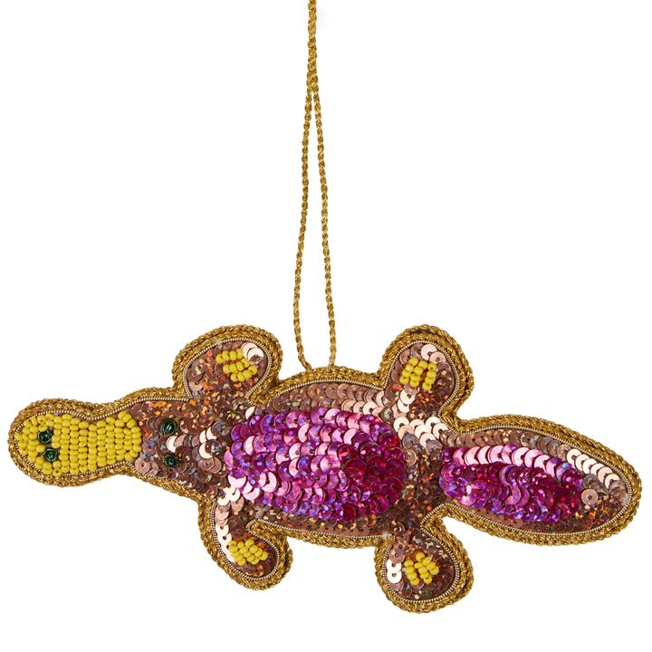 Platypus Sequin Hanging Decoration