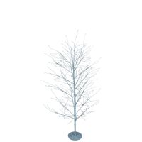 White Forest Twinkling Light Up Tree with 500 Lights 120cm