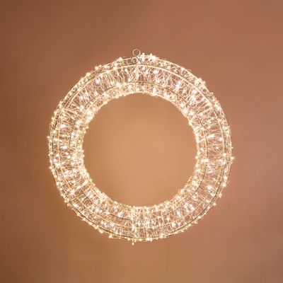 Stellar Light Up Wreath 50cm