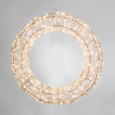 Stellar Light Up Wreath 70cm