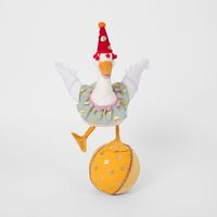 Circus Duck with Yellow Ball