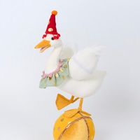 Circus Duck with Yellow Ball