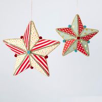 Carnival Hanging Star Red and Green