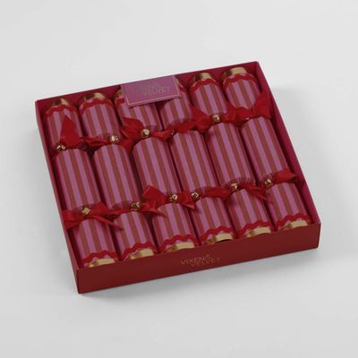 Scarlet Stripe Crackers Fuchsia