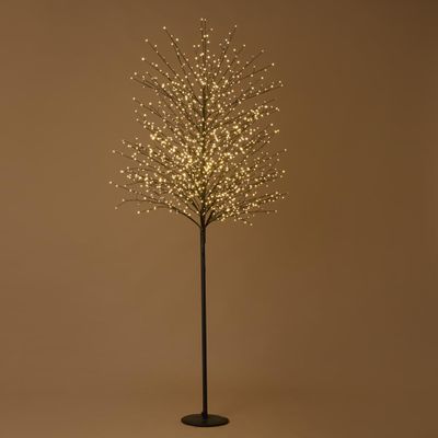 Standard Tree 210cm with 1300 LED Black