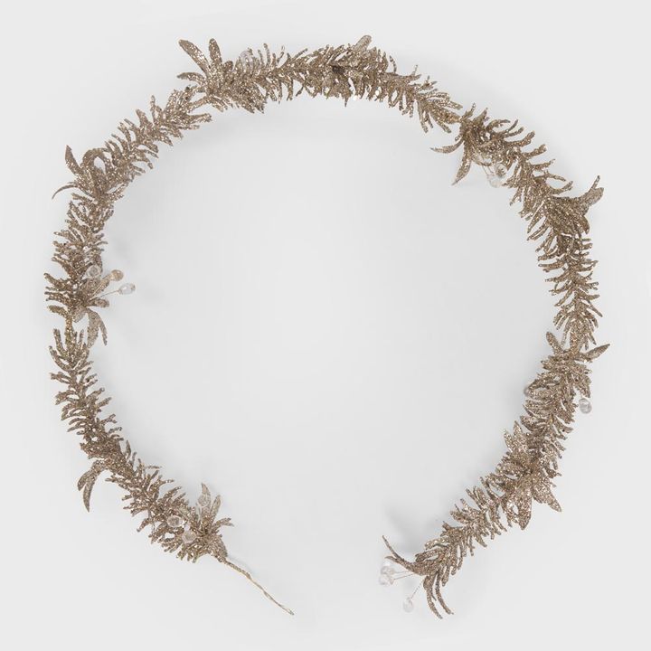 Fern Snake Garland Gold