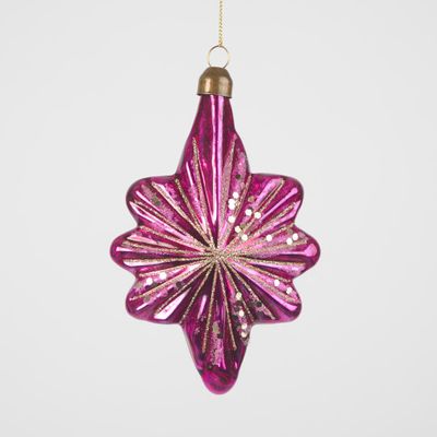 Majestic Star Tree Decoration Fuchsia