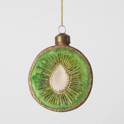 Sugared Kiwi Fruit Tree Decoration