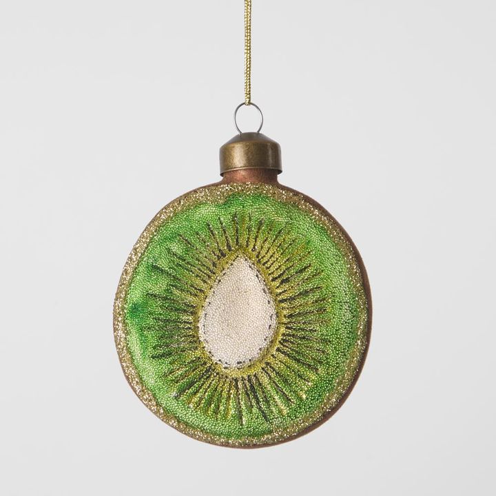 Sugared Kiwi Fruit Tree Decoration