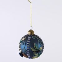 Brocade Mixed Baubles - Box Set of 3