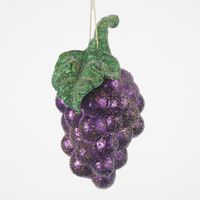 Glitter Grape Tree Decoration