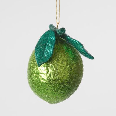 La Dolce Vita Glitter Lime Decoration