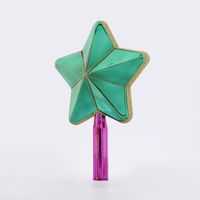 Radiant Star Tree Topper Emerald & Fuchsia