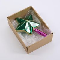 Radiant Star Tree Topper Emerald & Fuchsia