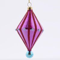 Carnivale Diamond Tree Decoration - Pink & Aqua