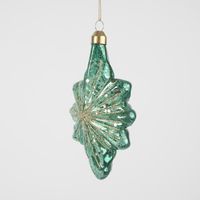 Majestic Emerald Star Tree Decoration Green