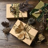 Wild Mushroom Glitter Decoration Bronze