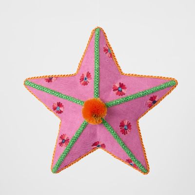 Carnivale Peony Hanging Star Pink