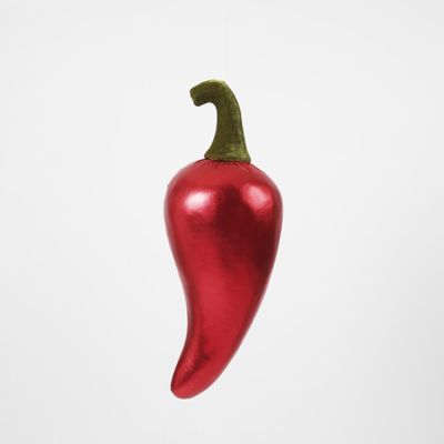 Metallic Scarlet Chilli Decoration Red Large