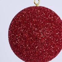 Tinsel Bauble Red - Set of 3