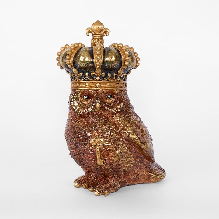 Owl of the Royal Key Figurine