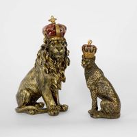 Regal Lion Figurine