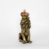 Regal Lion Figurine