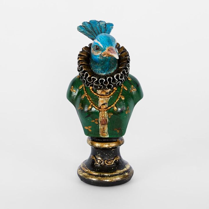 Majestic Peacock Bust