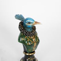 Majestic Peacock Bust