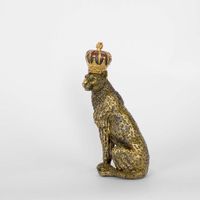 Regal Leopard Figurine