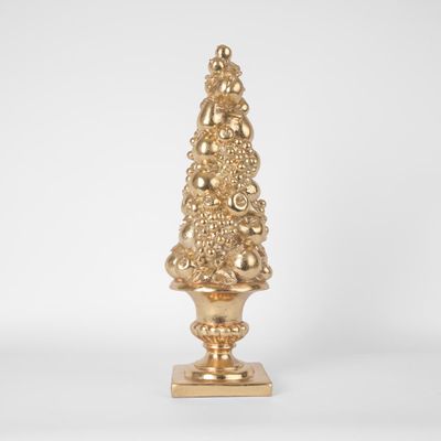 Gilded Fruit Topiary Table Decor