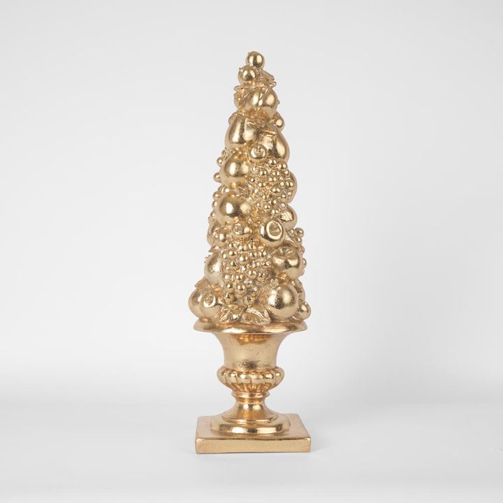 Gilded Fruit Topiary Table Decor