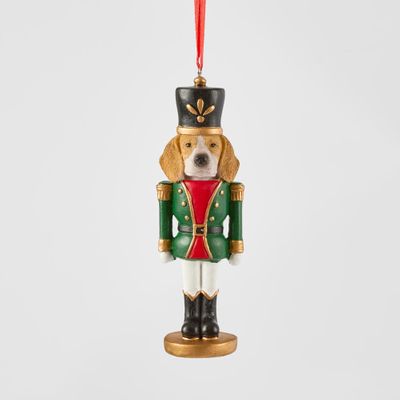 Charlie Basset Hound Nutcracker Decoration