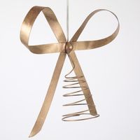 Brass Bow Tree Topper