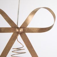 Brass Bow Tree Topper