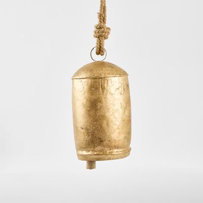 Brass Oblong Bell Decoration Small