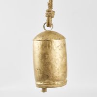 Brass Oblong Bell Decoration Small