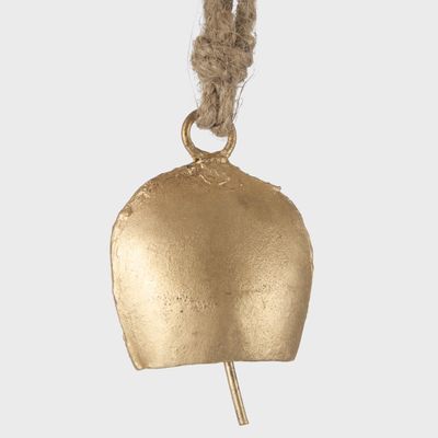 Mini Brass Oval Bell Decoration