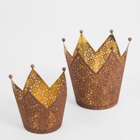 Etched Rusty Crown Large