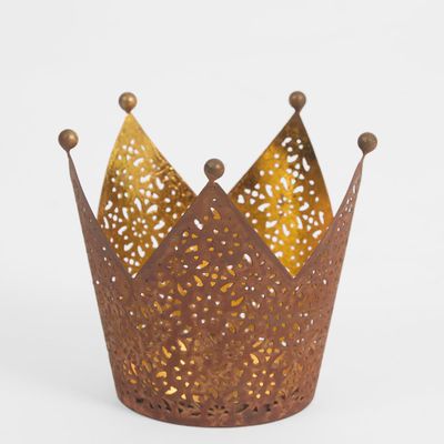 Etched Rusty Crown Small