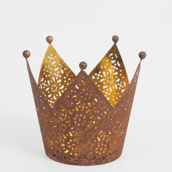 Etched Rusty Crown Small