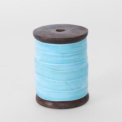 Velvet Ribbon Light Blue 10mm x 10m