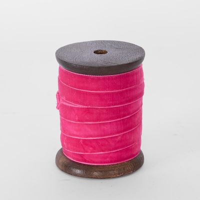 Velvet Ribbon Fuchsia 10mm x 10m